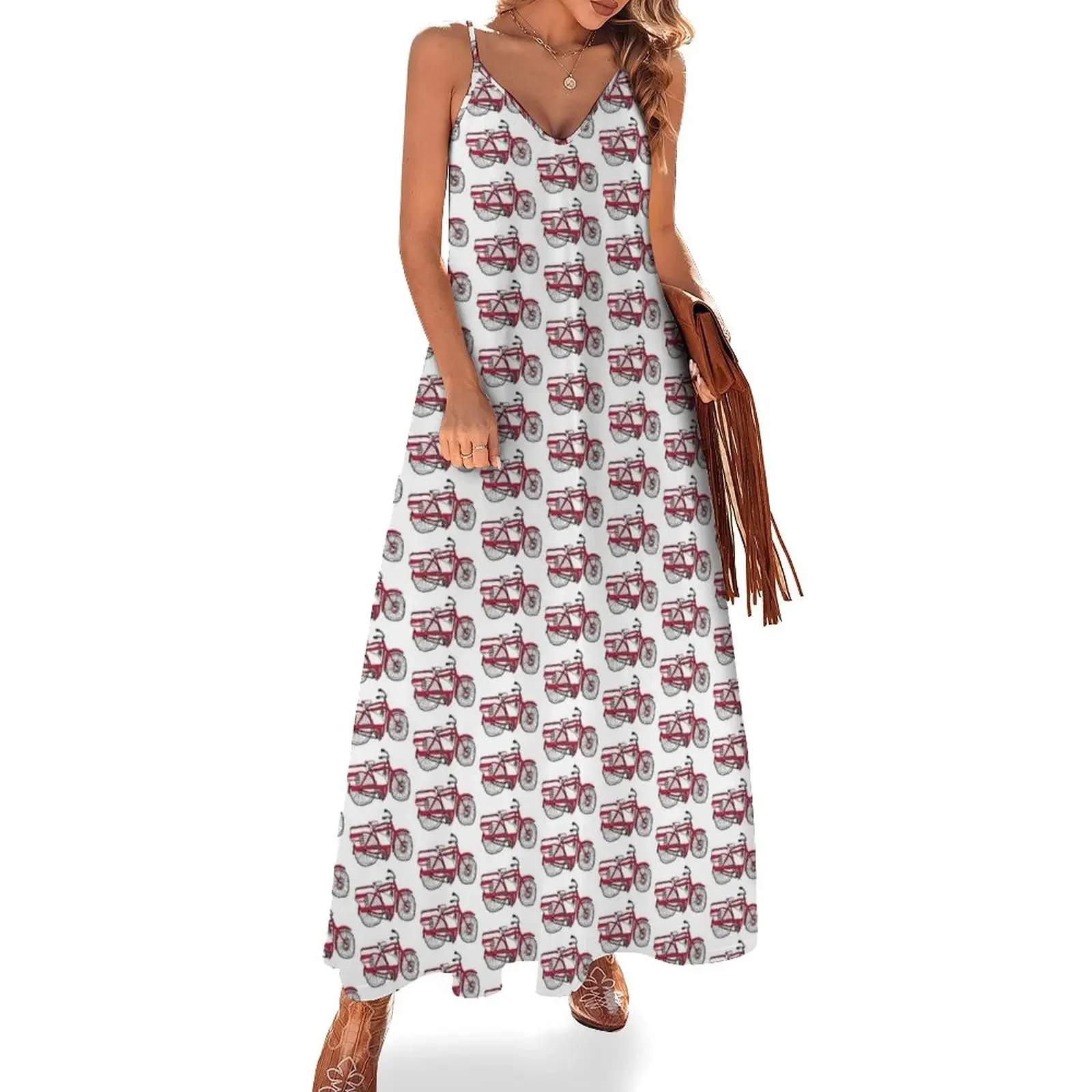 

Pee Wee Herman's Bike Sleeveless Dress women's evening dresses 2025 Women's skirt Female clothing