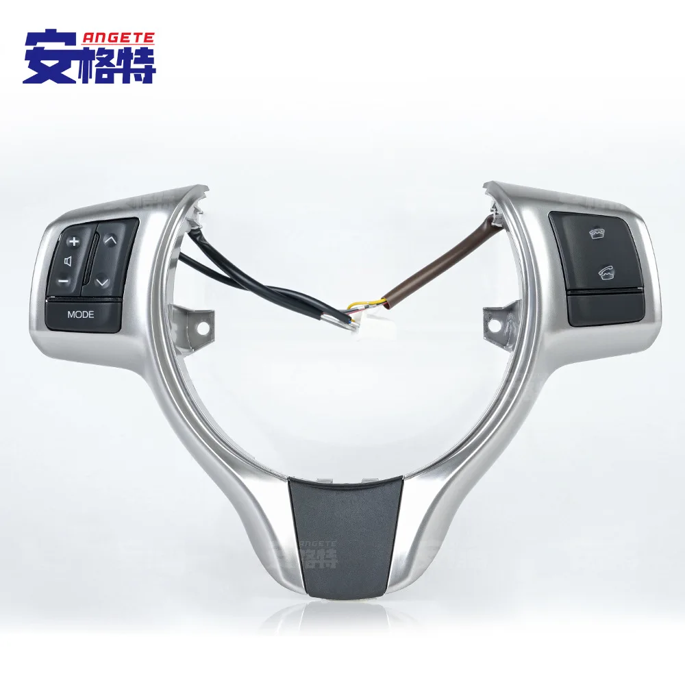 เหมาะสําหรับ 12-17 Toyota Yaris ยาริส/yaris อะไหล่รถยนต์สวิตช์ปุ่มพวงมาลัยมัลติฟังก์ชั่น