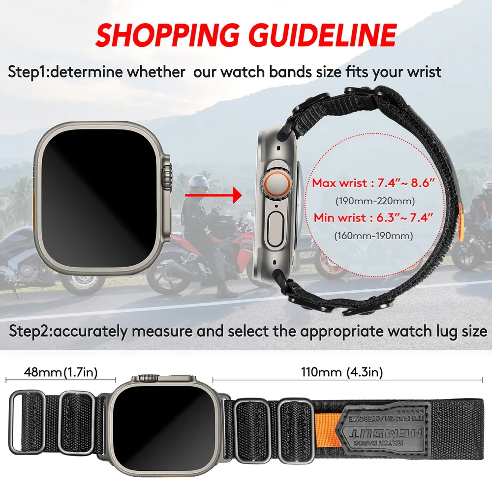 Compatible with Apple Ultra 49MM Straps 38 40 41 42 44 45 49MM Fashion Nylon Watch bands For Iwatch 8 7 5 6 SE