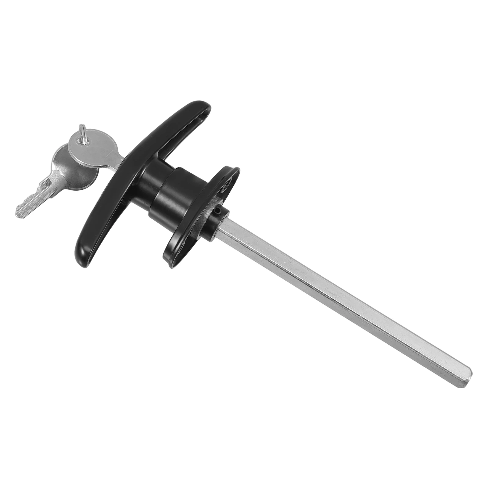 

T-Handle Garage Door Lock Zinc Alloy Heavy Duty Long Shaft Lock Replacement Shed Barn Door Handle with Key Keyed T-Handle