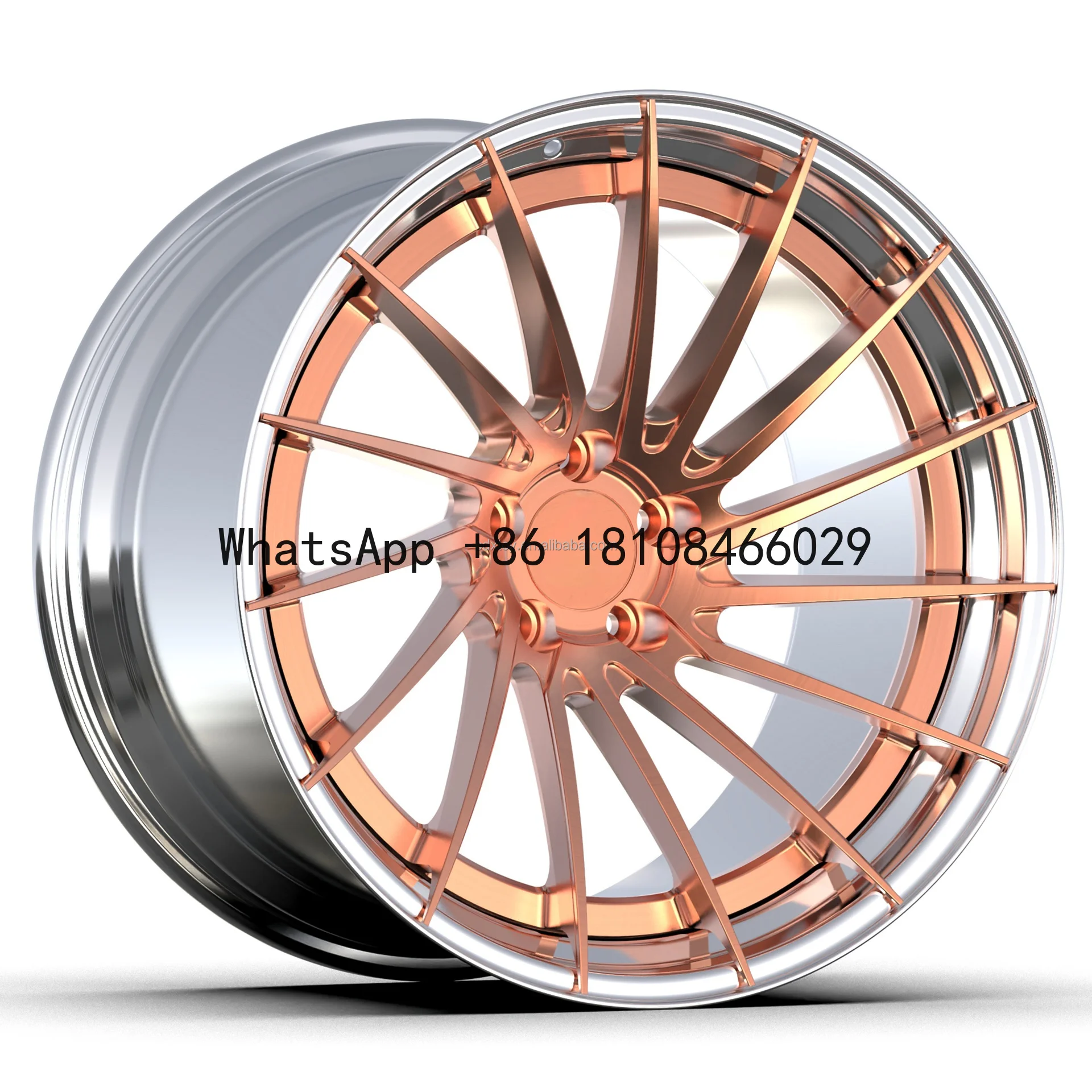 

XINGTU Design T6061 Forged Wheels 24 Inch 5x120 Rose Gold 2 Piece Deep Concave Forged Wheels for toyota Hilux diesel Pickup 4x4