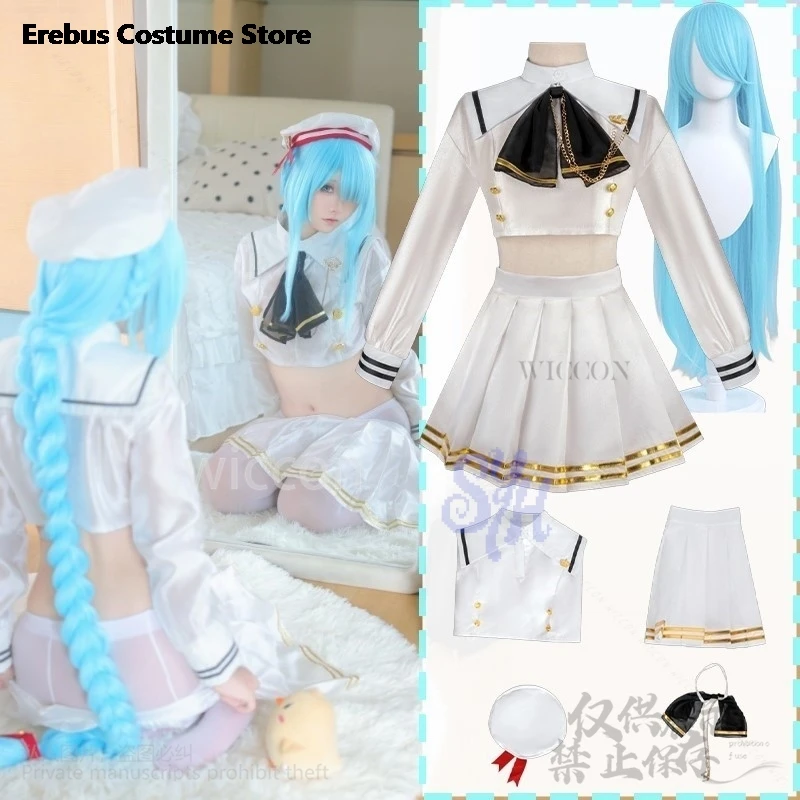 

Anime Game Azur Lane Cosplay Janus Costume Kawaii Japanese JK School Uniform Sailor Dress Jirai Kei Girls Lolita Sexy Customized