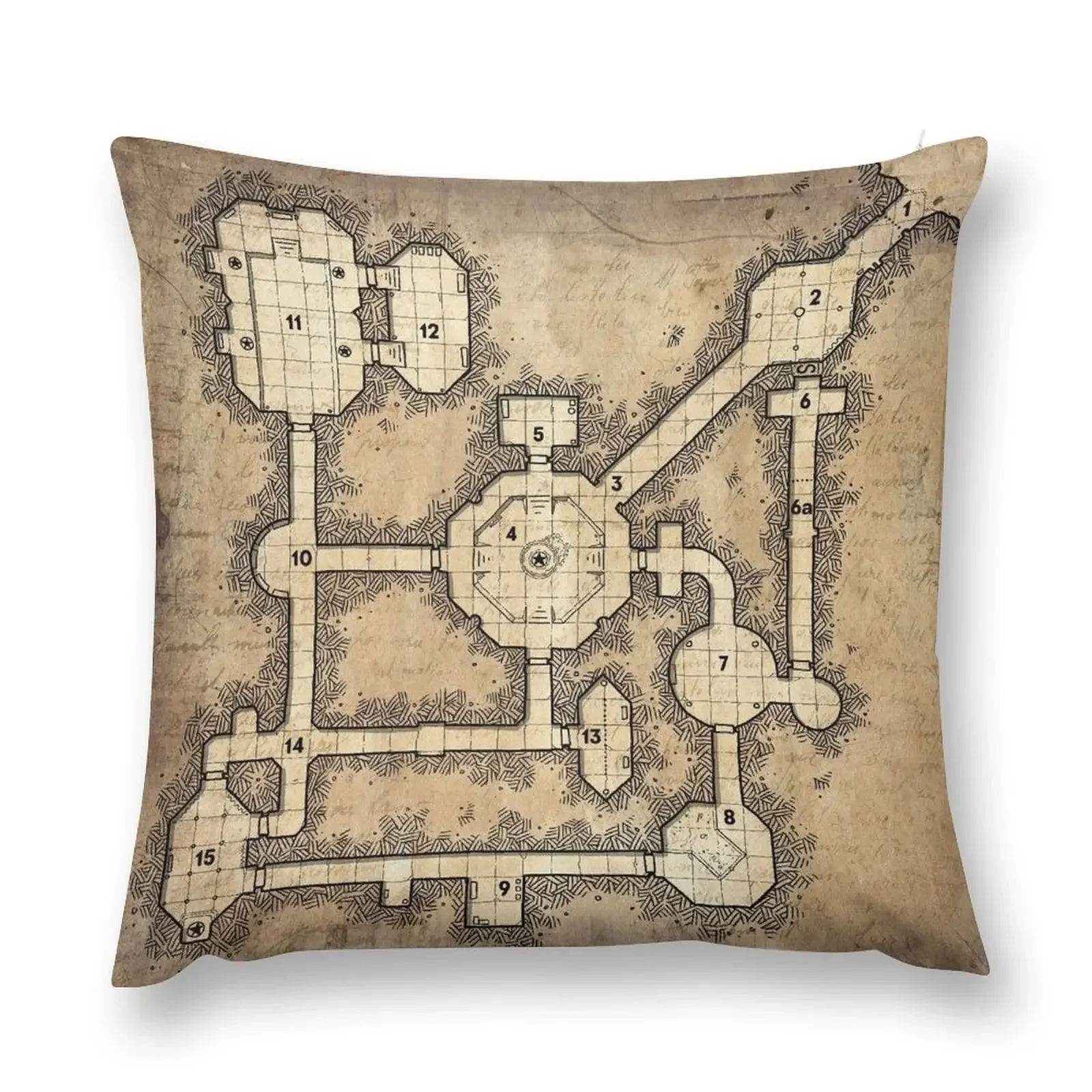 Shunned Gateway of the Ochre Sigils Throw Pillow Sofa Covers Pillow Case Christmas ornamental pillows pillow