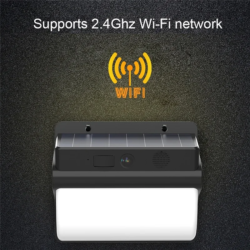 

ABKU-Monitoring Garden Light Lighting Outdoor Graffiti Wifi Cloud Storage Solar+Battery Power Low Power Waterproof Camera