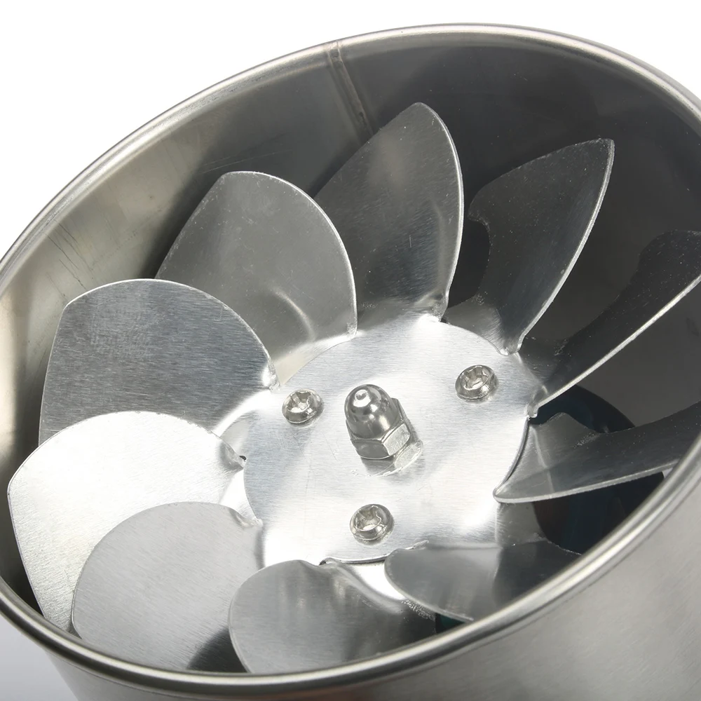 6 Inch Roestvrij Stalen Pijp Afzuigventilator Booster 220V Wc Keuken Opknoping Muur Raam Duct Fan Luchtventilator Extractor Blower