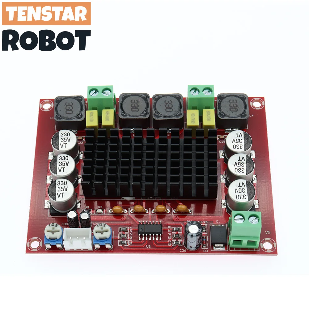 Original Chip TPA3116 D2 XH-M543 12V 24V 120W*2 Dual Channel Digital Power Audio Amplifier Board 120W x2