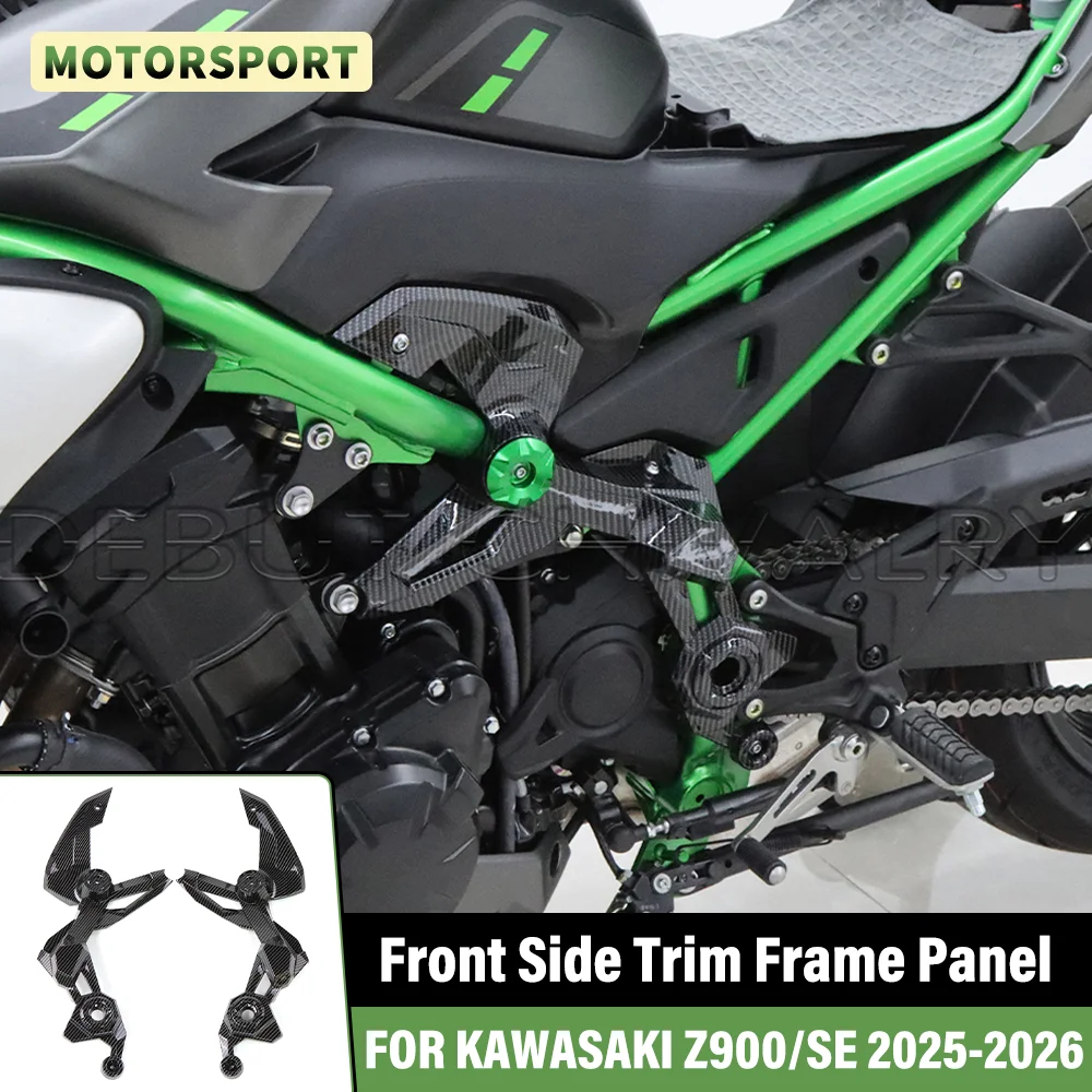 FOR KAWASAKI Z900 SE FOR Z 900 SE 2025 2026 Motorcycle Front Side Trim Frame Panel Cover Engine Side Fairing Guard Accessories