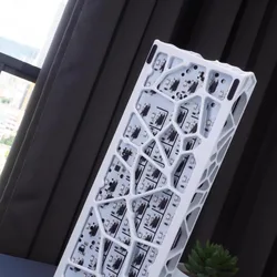 GH60 Hollow Shell Resin Customized Keyboard Case Light Curing 3D Printing Holy 60 Wooting60HE Hollow Shell Keyboards Accessories