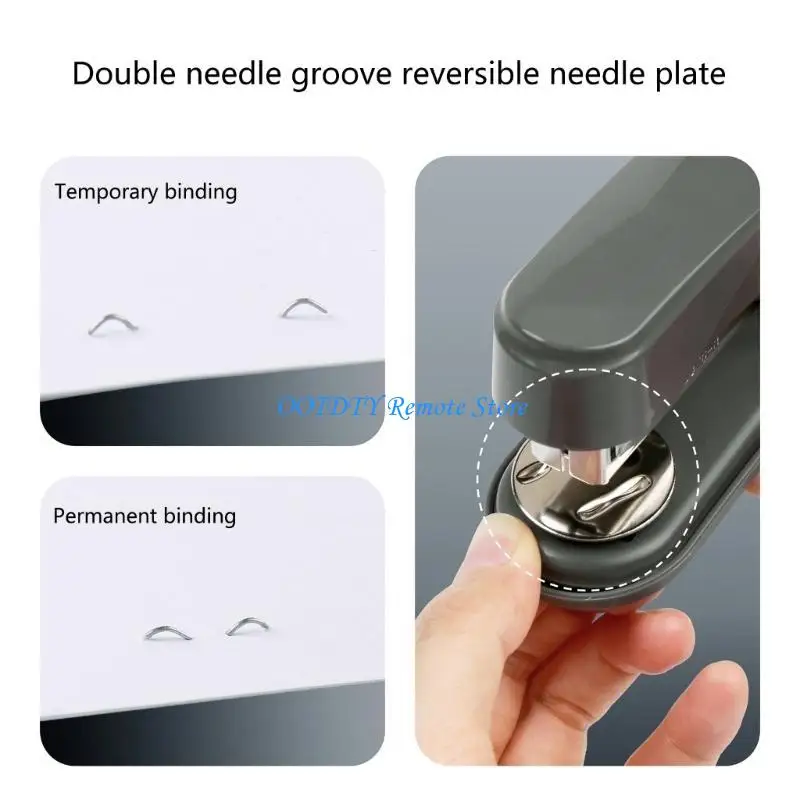 DXAB Ergonomic Office Stapler Metal Stapler Easy to Load Ergonomic Stapler 50 Sheets Effortless Stapler Heavy Duty Stapler