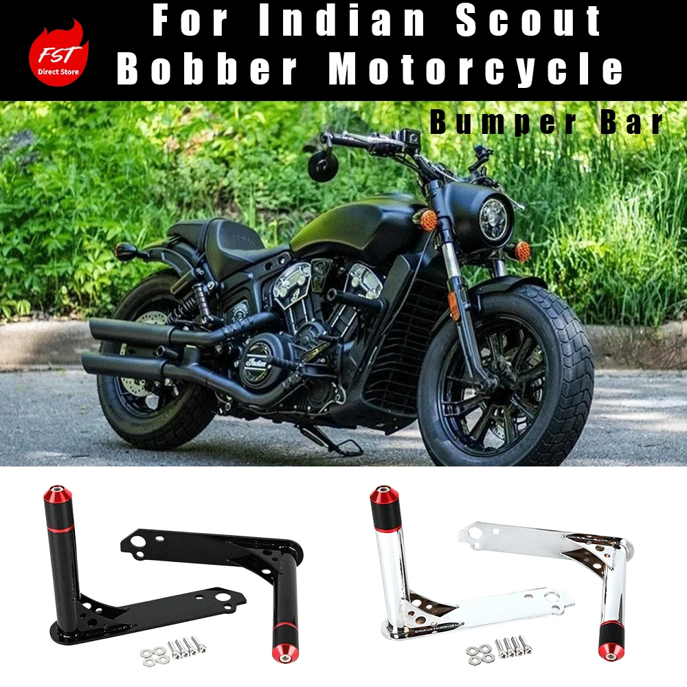 

Fit Indian Bobber Scout motorcycle bumper engine guard thickened front crash bar