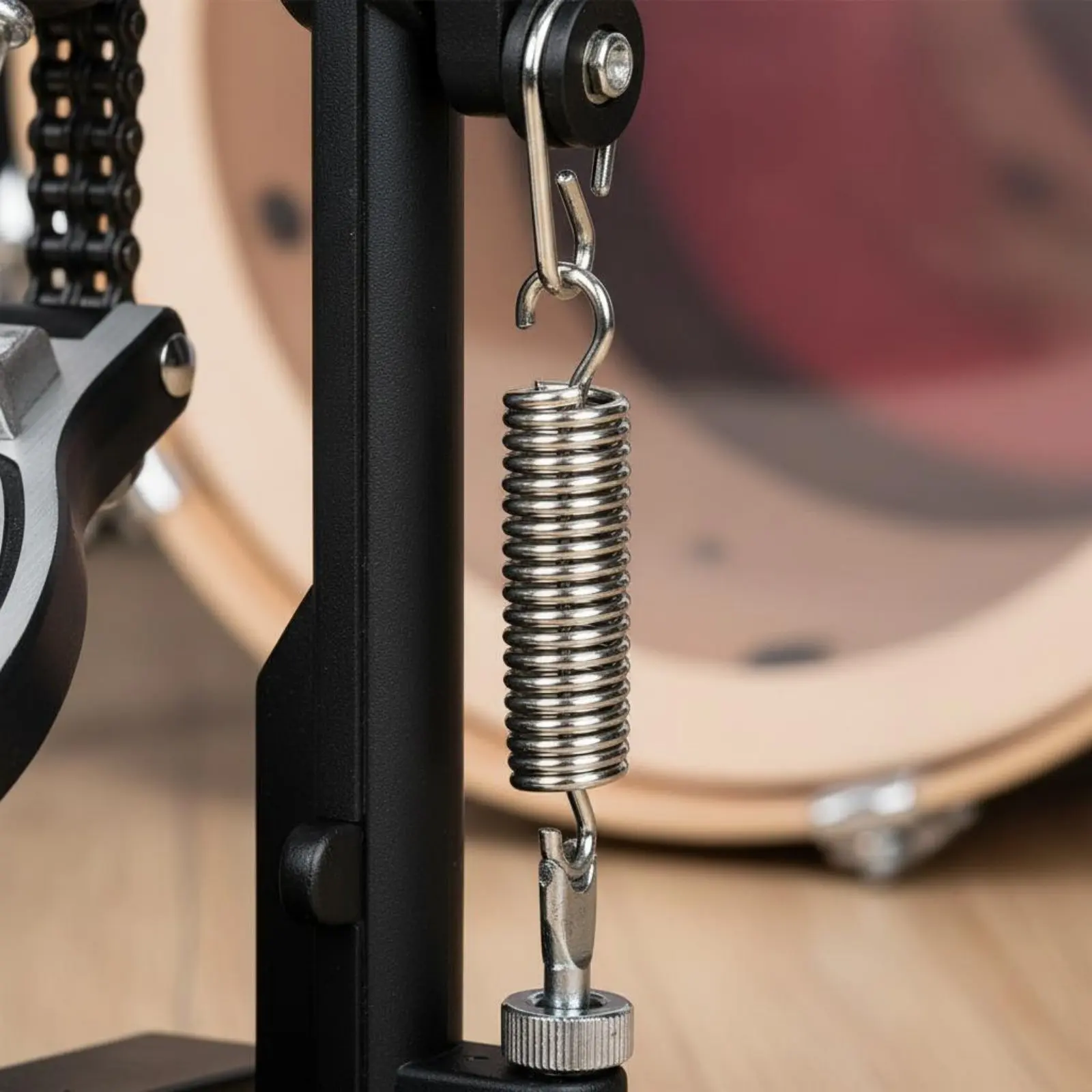 

Kick Drum Pedal Stable Base Bass Drum Pedal Music Instrument Adjustable Beater Non-Slip Design for Drummers, Rehearsal