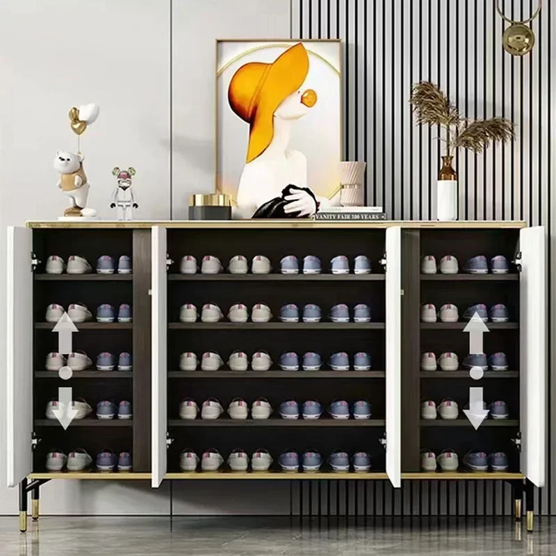 

Дизайнерский шкаф для обуви A Entry, витрина для гостиной, роскошная полка для хранения обуви, органайзер Meuble