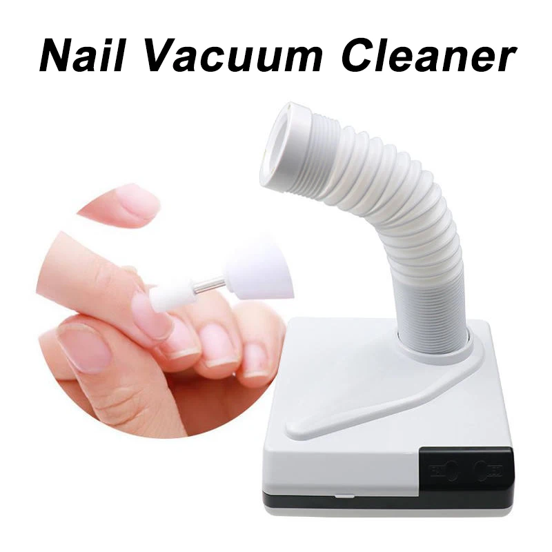 

60W Nail Vacuum Cleaner Dust Collector Extractor Portable Desktop 3 LED Lights Suction Machine for Nail Salon Use Nail Supplies