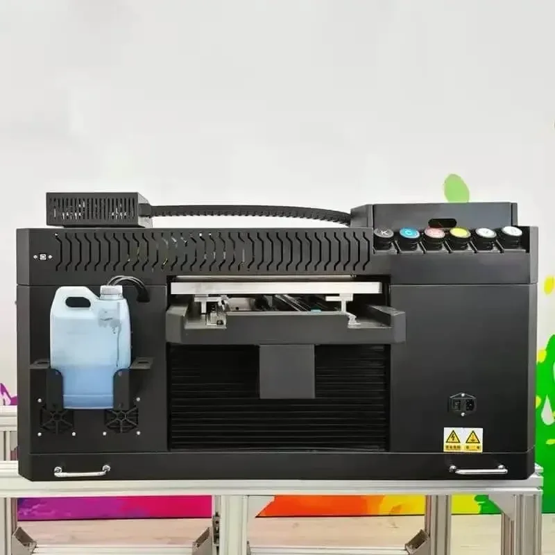 A2 UV Printer Phone Case Flatbed for Flat & Cylindrical Surface Printing - Suitable for PVC Glass Leather Wood - New Model