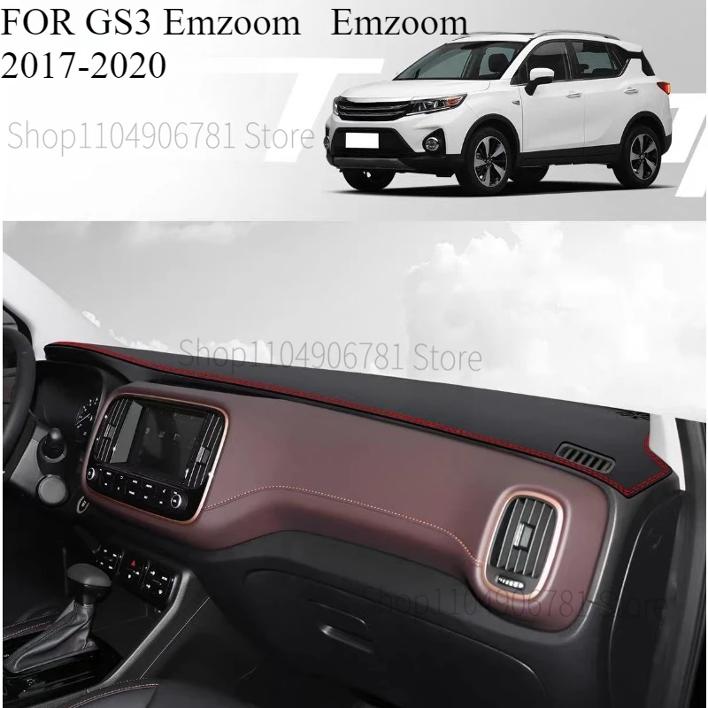 

FOR GS3 Emzoom Emzoom 2017-2020 Car Dash Mat Dashmat Dashboard Mat Cover Sun Shade Dash Board Cover Carpet Accessories