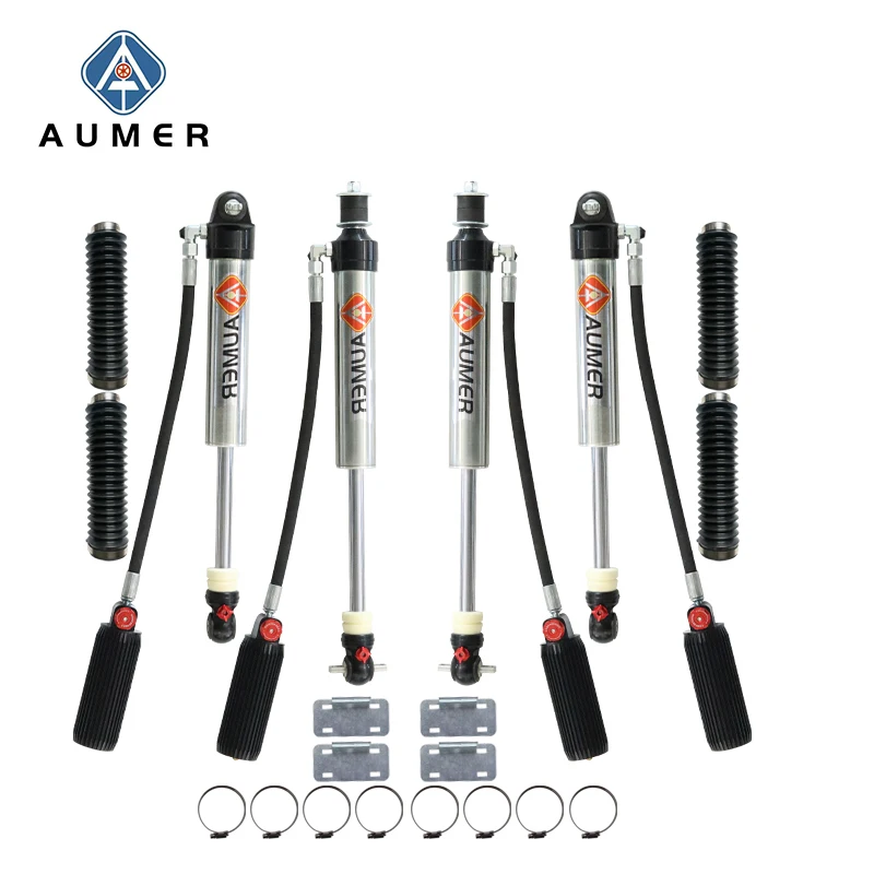 

AUMER Rebound Compression Adjustable Suspension Lift Kit Reservoir Shock Adjustable For Jeep TJ Suspension