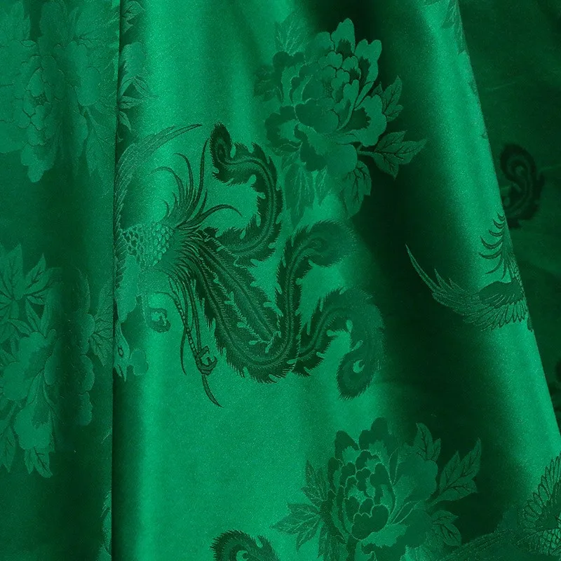 

Silk jacquard satin fabric for clothing designers