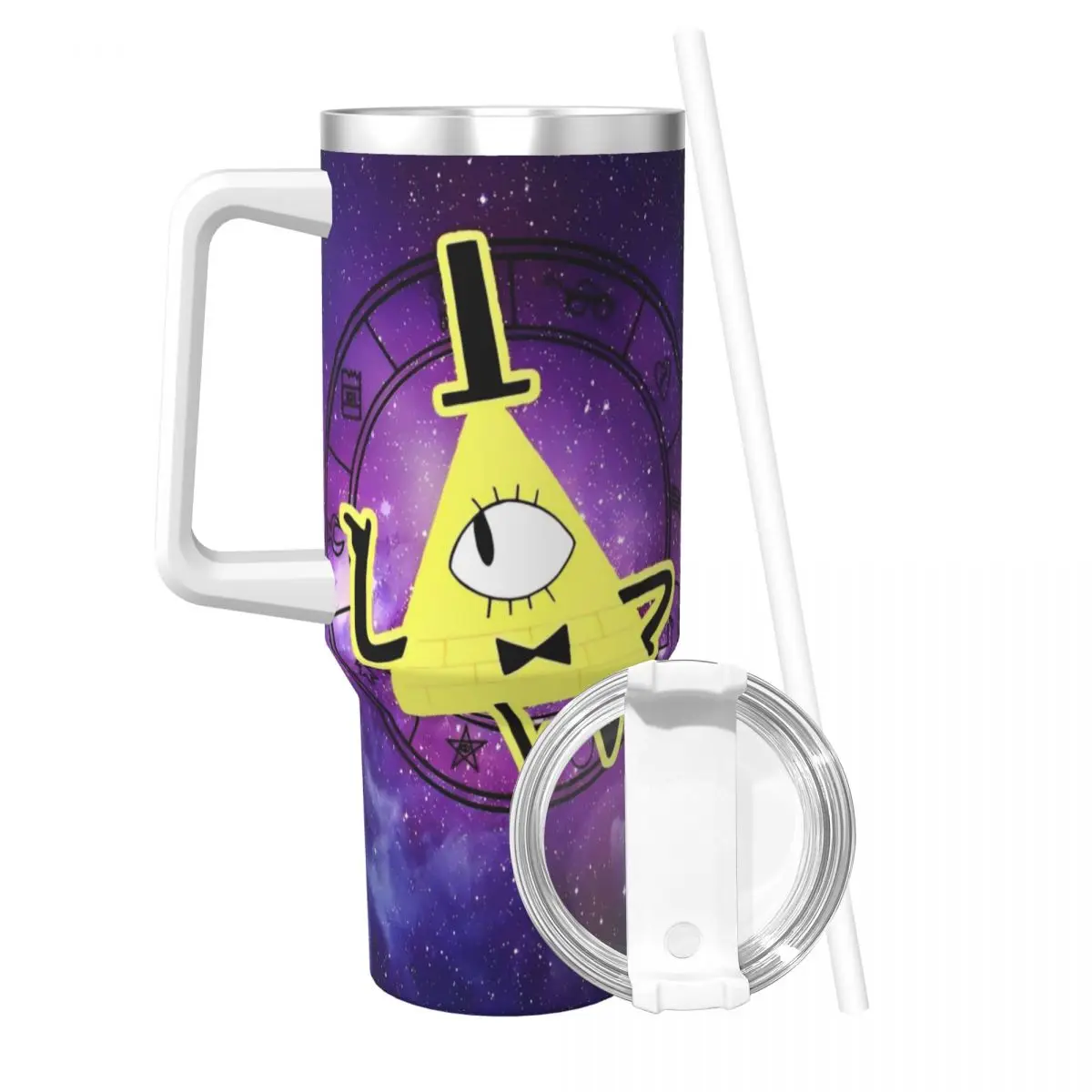 Stainless Steel Tumbler Gravity Falls Coffee Mug Portable Cold Drink Mugs Cup Travel Design Water Bottle