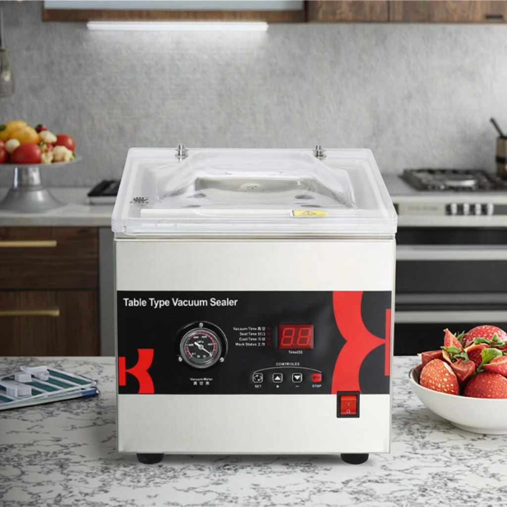 

DZ-260C Automatic Table Top Economy Food Hamper Vacuum Sealer Pouch Vacuum Sealing Packaging Machine