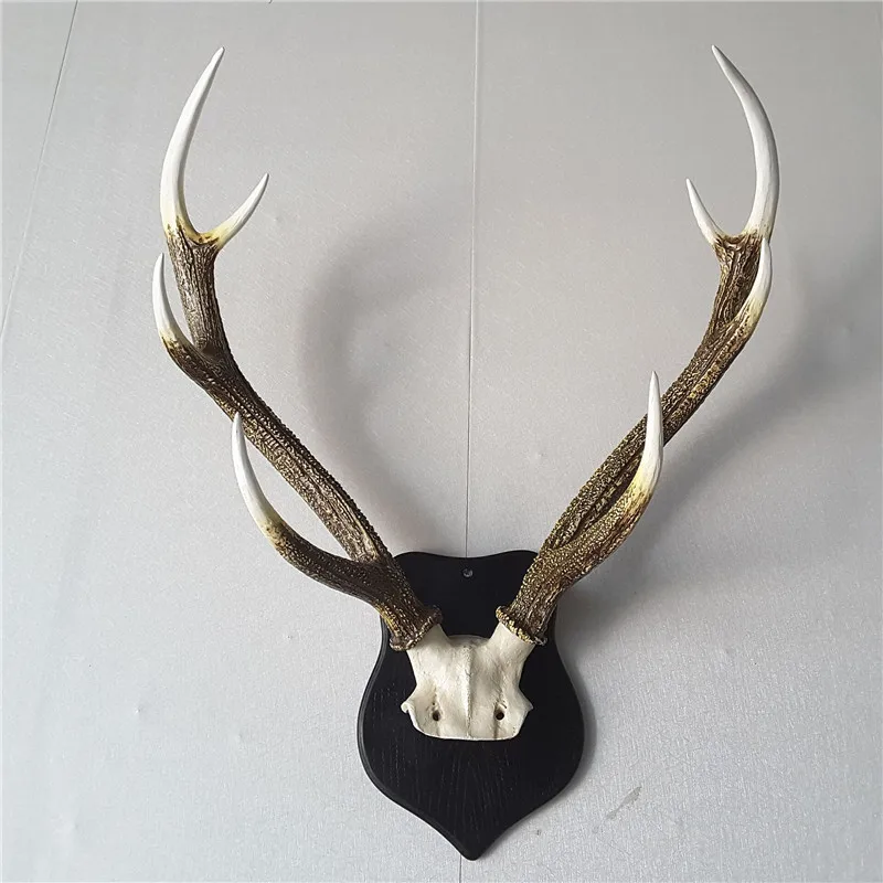 Simulation Elk Moose Sika Deer Lucky Deer Wall Hanging Decoration Farmhouse Resort Wall Decoration Pendant Wholesale