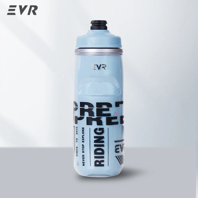 EVR Zomer 620ml Warmte-isolerende Fietsfles Koelhoudende Racefiets Sportwaterfles Ijskoelende Knijpfles Fietsfles