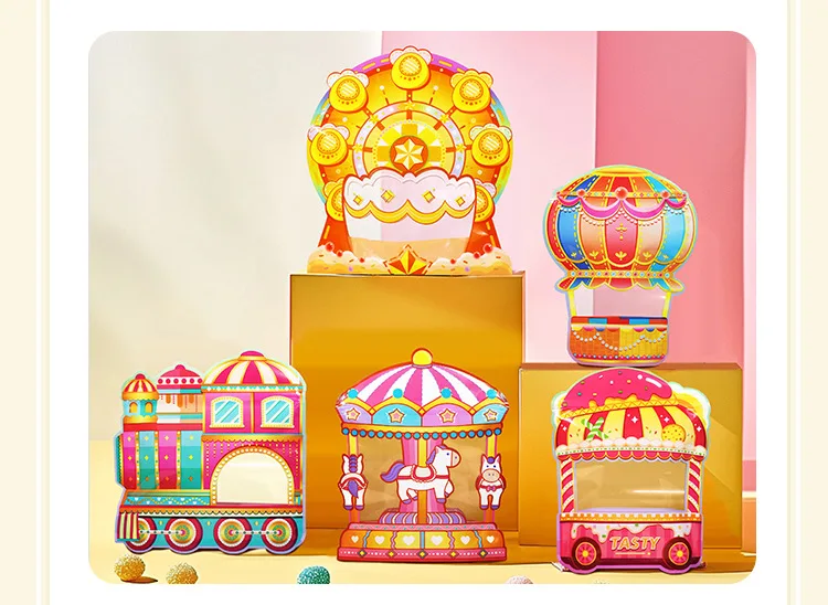 10/50 Stück Märchenhafte Süßigkeitentüten, lebensmittelecht, mit Reißverschluss, versiegelte Snackbeutel für Kekse, Süßigkeiten, Hochzeiten, Kindergeburtstage, Partygeschenke – Detail 2