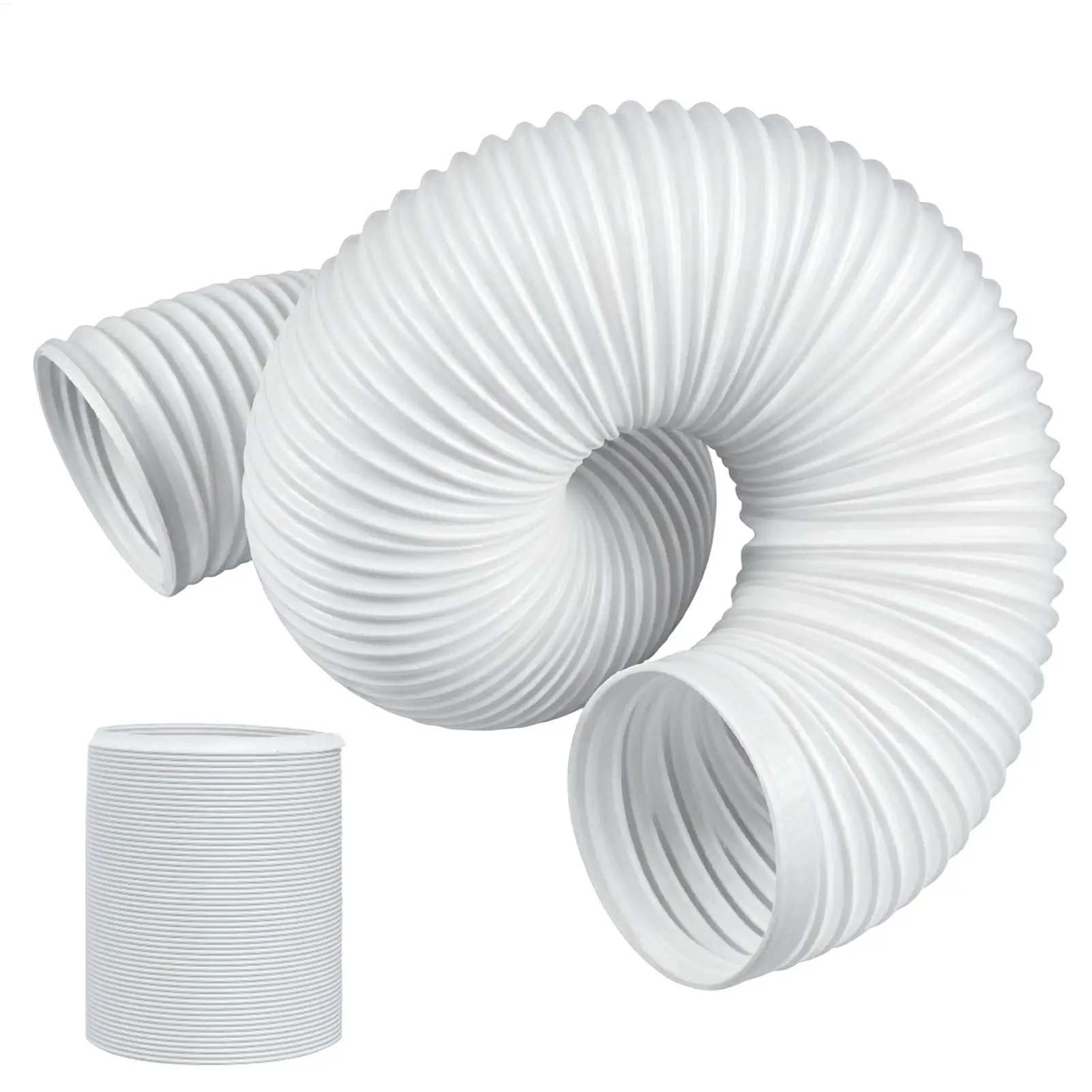 Portable Air Conditioner Exhaust Hose 13cm/15cm Diameter 200cm Length Universal AC Vent Hose Replacement Flexible Trolley Kit
