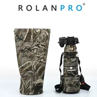 ROLANPRO bolsa de protección de lente de cámara para lente Nikon Z180-600 para Canon RF200-800 para Sony 200-600 bolsa de lente Estuche de transporte