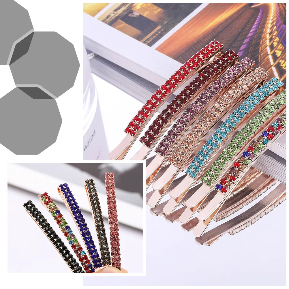 

6pcs Crystal Rhinestone Hairpins Clips Elegant Bride Accessories Wedding Party Hairstyle Tools Hair Accessories
