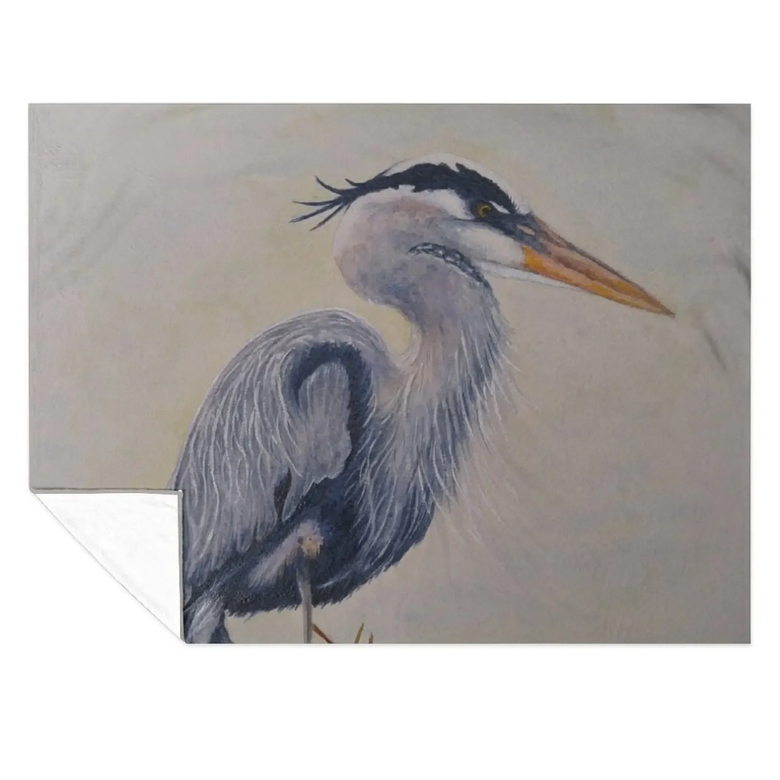 

Great Blue Heron Throw Blanket Stuffeds valentine gift ideas Shaggy heavy to sleep Blankets