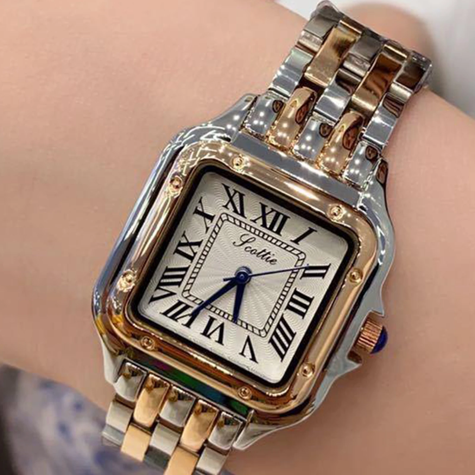 Elegant women's New watch new Steel Waterproof quartz