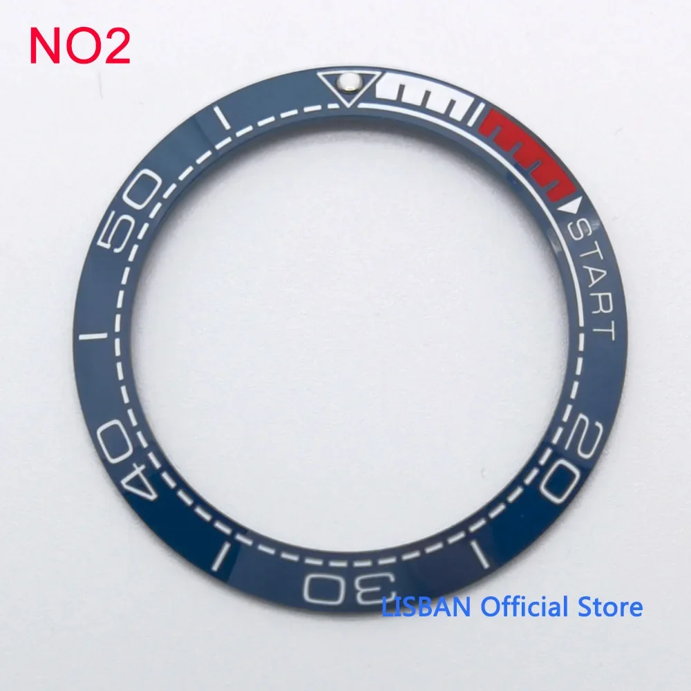 41.5mm Watch Ring Ceramic Bezel Insert Ring for SUB Seamaster Watch 44mm Case Watch Accessories Inner diameter 32.5mm