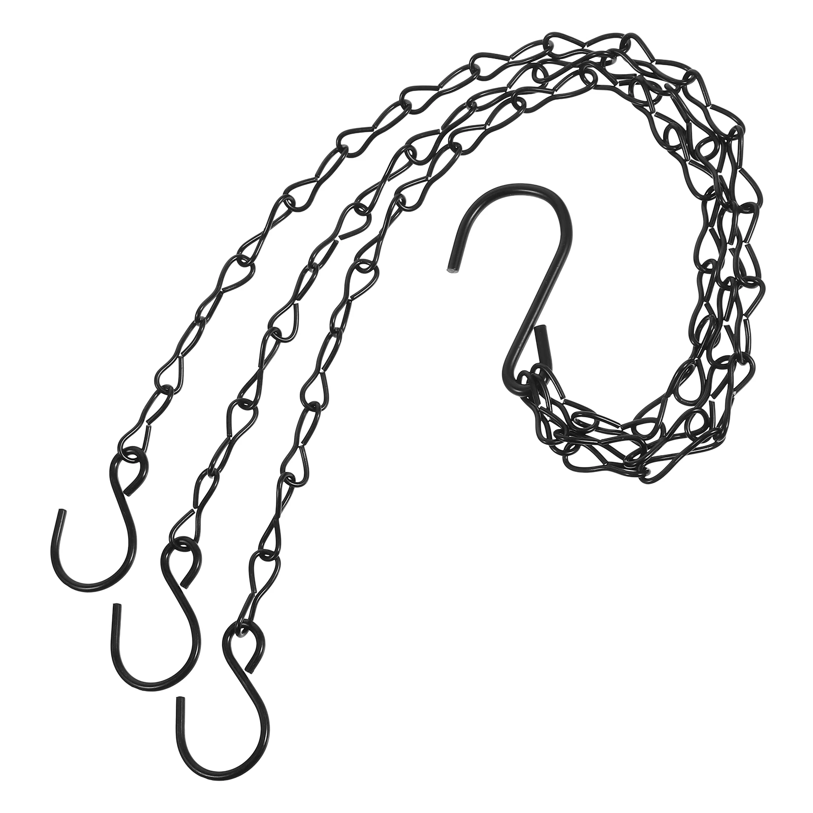

1pcs Heavy Duty Flower Basket Hanging Chain Iron Material For Plant Pot Bird Feeder Replacement Metal Chain Hanger Garden Tools