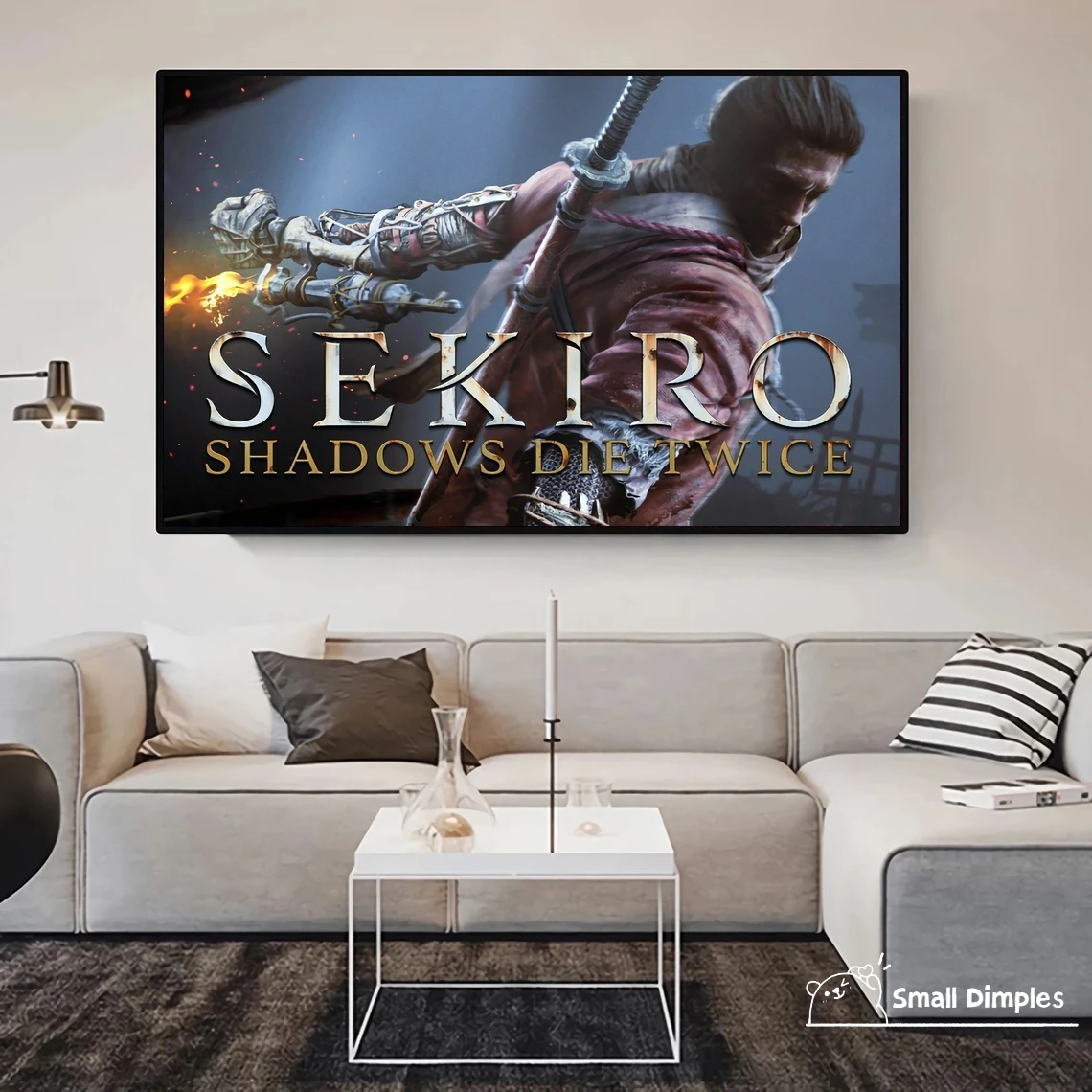 Sekiro Shadows Die Twice Game Poster Canvas Art Print Home Decoration Wall Painting ( No Frame )