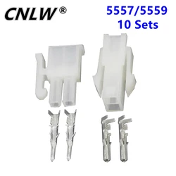 10 Sets 5557 5559 Connector 2 Pin Automotive Wiring Harness Connector Automotive Connector Automobile Connector