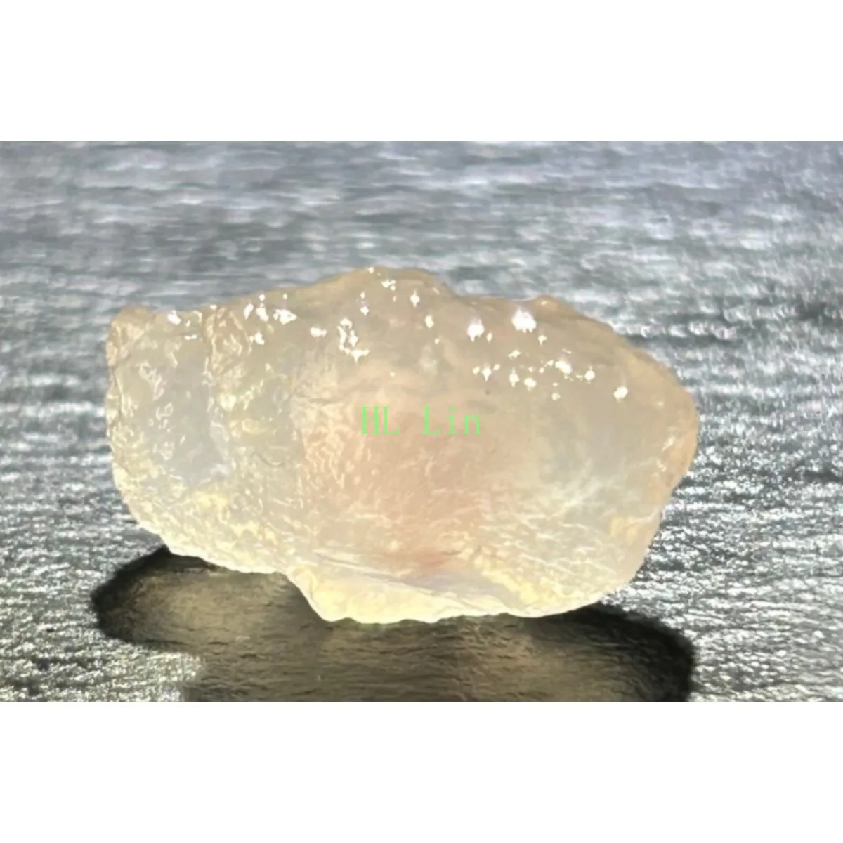 Desert Treasure Candy Agate in Glass Vial, 10-15mm Natural Unpolished, Earthy Tone, Table Decor Collection.Candy Agate