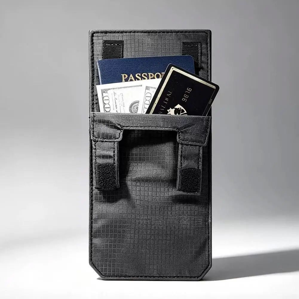 Diebstahlsicherer Gürtel-Geldbeutel, schlanke, versteckte Mini-Hüfttasche, Outdoor-Reise-Organizer, Münzbörse für Reisepass, Ausweis, Bargeld-Aufbewahrungstasche – Detail 14