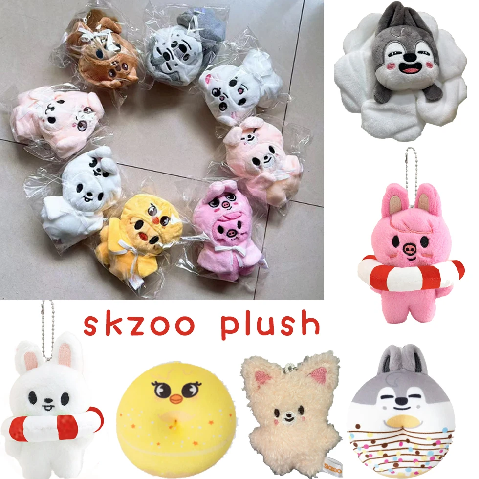 

SKZOO Брелок Плюшевый Новый Kpop FM Неделя Кукла SKZ Пенал Плюшевая Игрушка Сеула Тот же Плащ Кукла Волшебная Школьная Дети Подарок На День Рождения