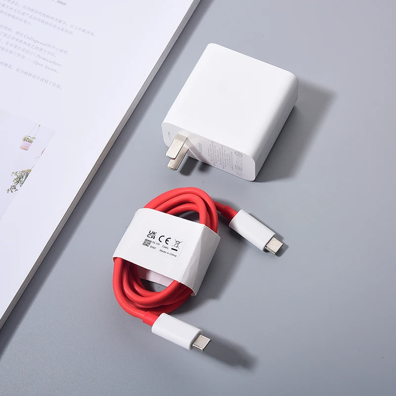 Original 160W For Oneplus SuperVOOC Fast Charger US/EU Power Adapter Type C Pd Cable For One Plus 1+ 15 13 13T 12 11 10T Ace 3 5