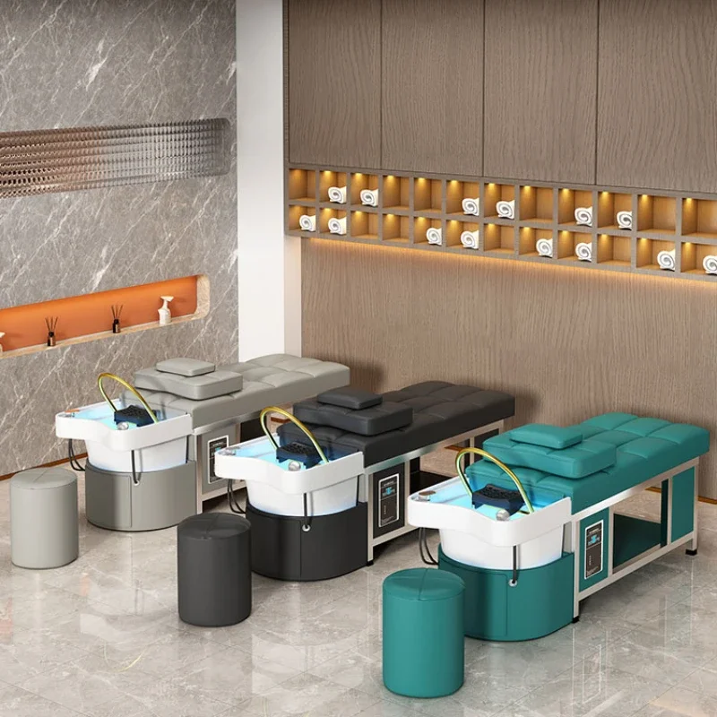 

Hydrotherapy Salon Chairs Machine Head Spa Equipment Table Salon Chairs Stylist Women Lavacabezas Facial Furniture JY50SC