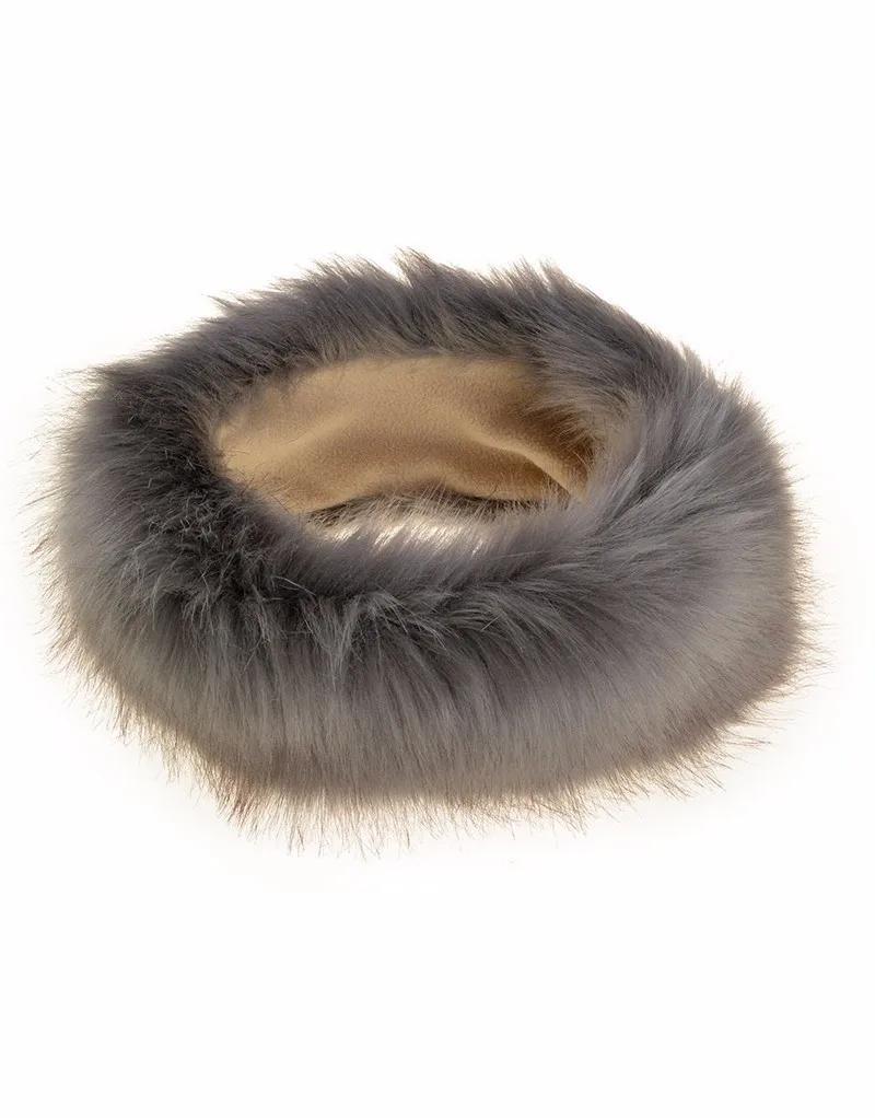 Winter-Stirnband aus Fuchsfellimitat – Detail 18