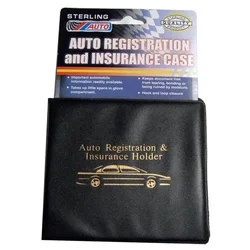 Auto Car Registration and Insurance Holder Wallet Car Registration and Insurance card holder