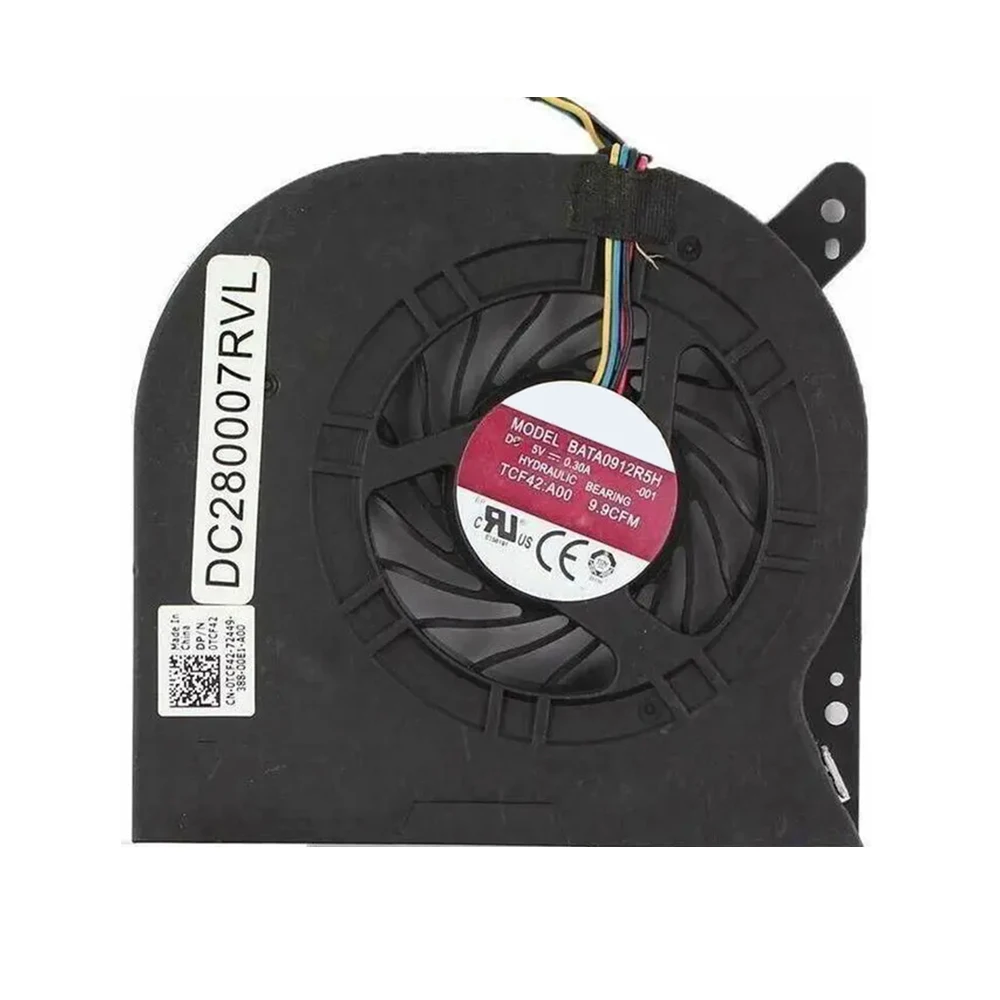 

Laptop CPU Fan For DELL For Latitude E6510 0TCF42 TCF42 DFS601705MB0T F962 BATA0912R5H-001 DC280007RVL DC280007RFL DC5V