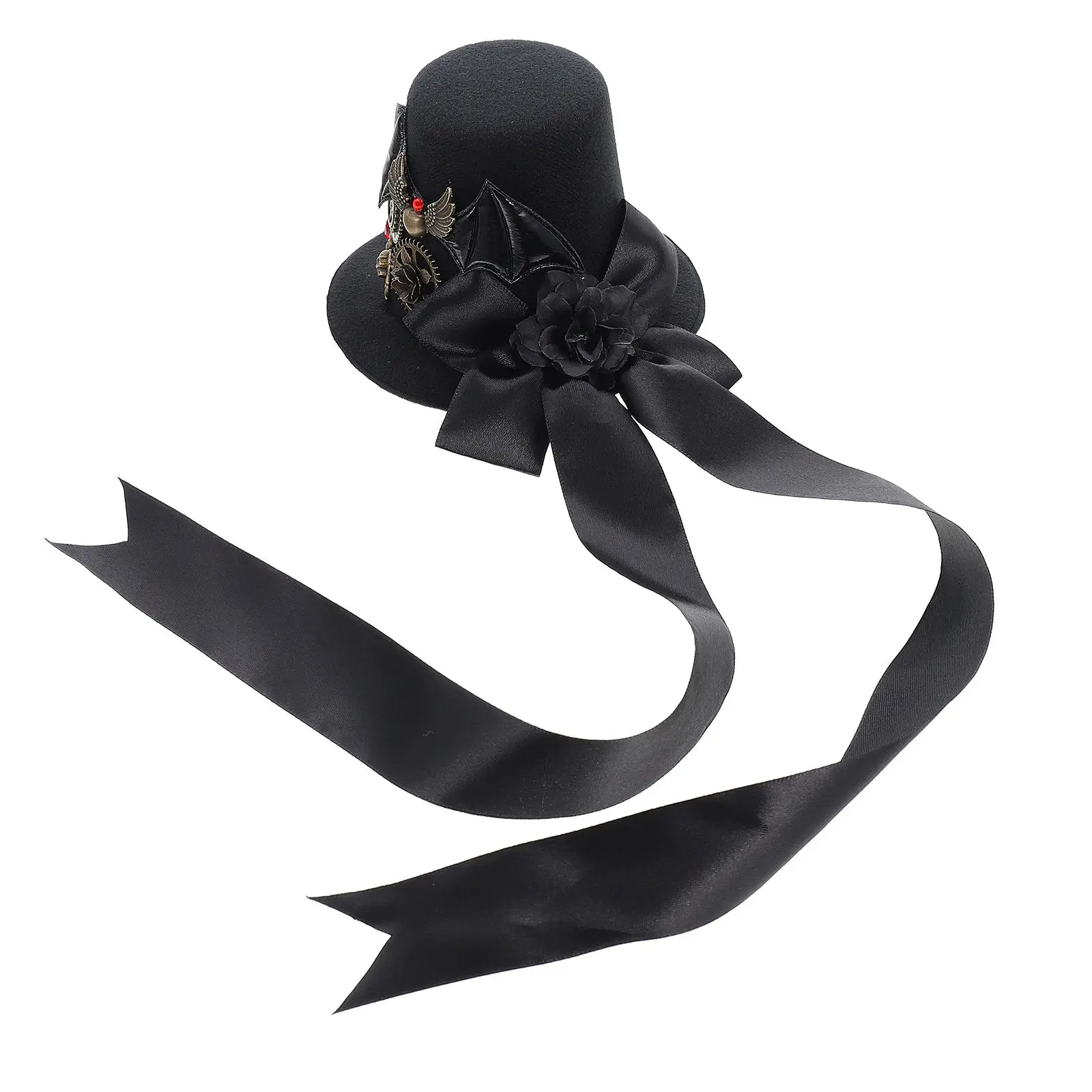 

Vintage Punk Retro Hairpin Party Hair Decor Head Accessory for Women Universal Fit Festival Costume Cosplay Billycock