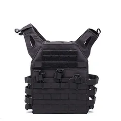 600d Jacht Tactisch Vest Militaire Molle Plaat Drager Magazijn Airsoft Paintball Cs Outdoor Beschermende Lichtgewicht Vest