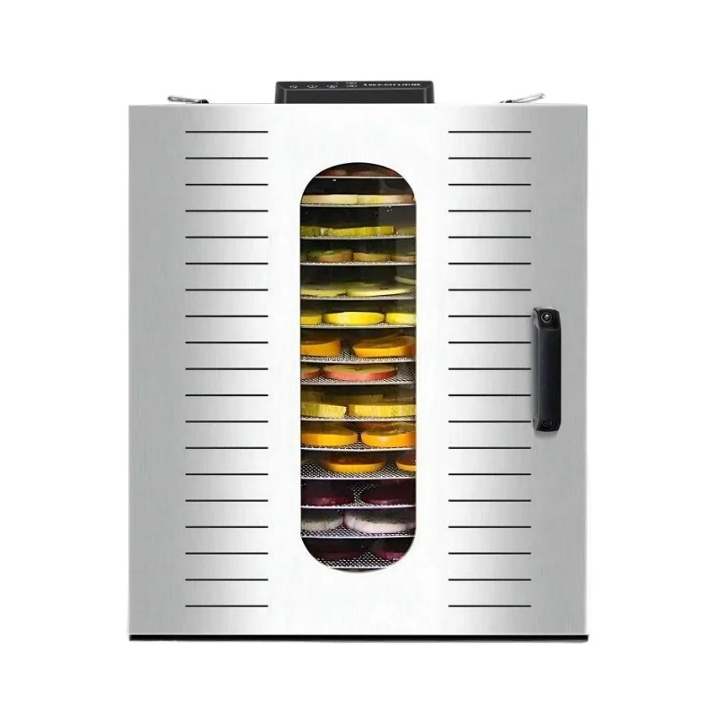 Commercial Food Dehydrator hine Stainless Steel Fruit Vege Meat Dryer Air Drying Dehydrator