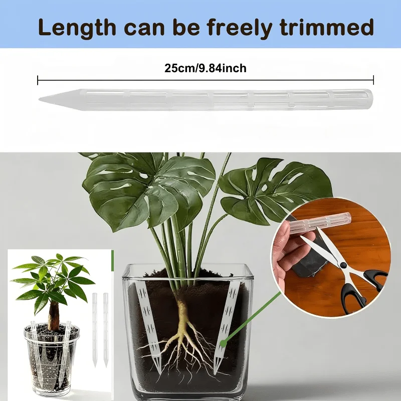 Plant Aeration Tubes for Pots - Root Rot Prevention,Prevent Overwatering for Healthy Roots. Plant Accessories, Suitable for Pots