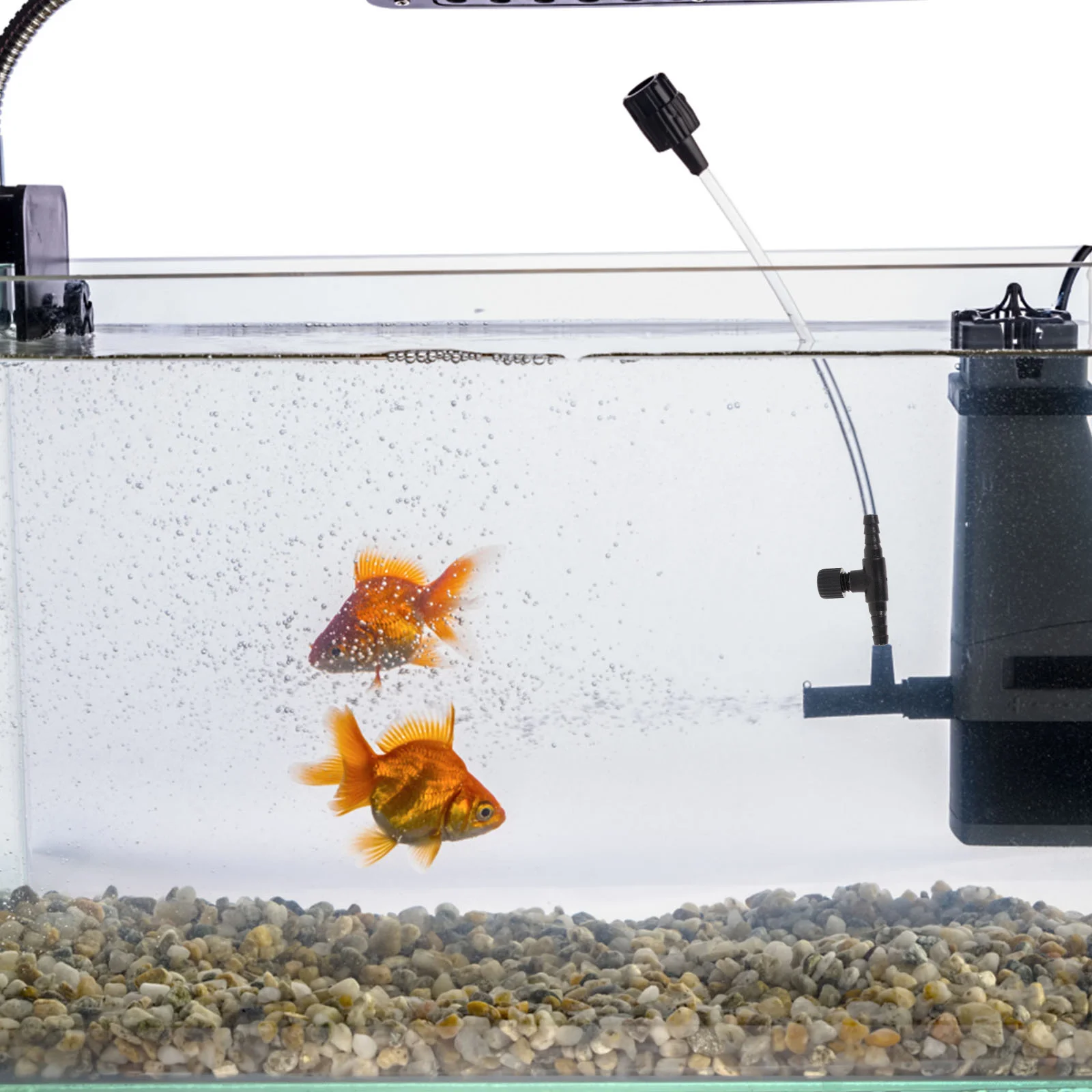 

10Pcs Aquarium Control Valves T Shaped Adjustable Airflow Regulators for Fish Tank Air Pump 5mm Tube Connectors Aquarium Air