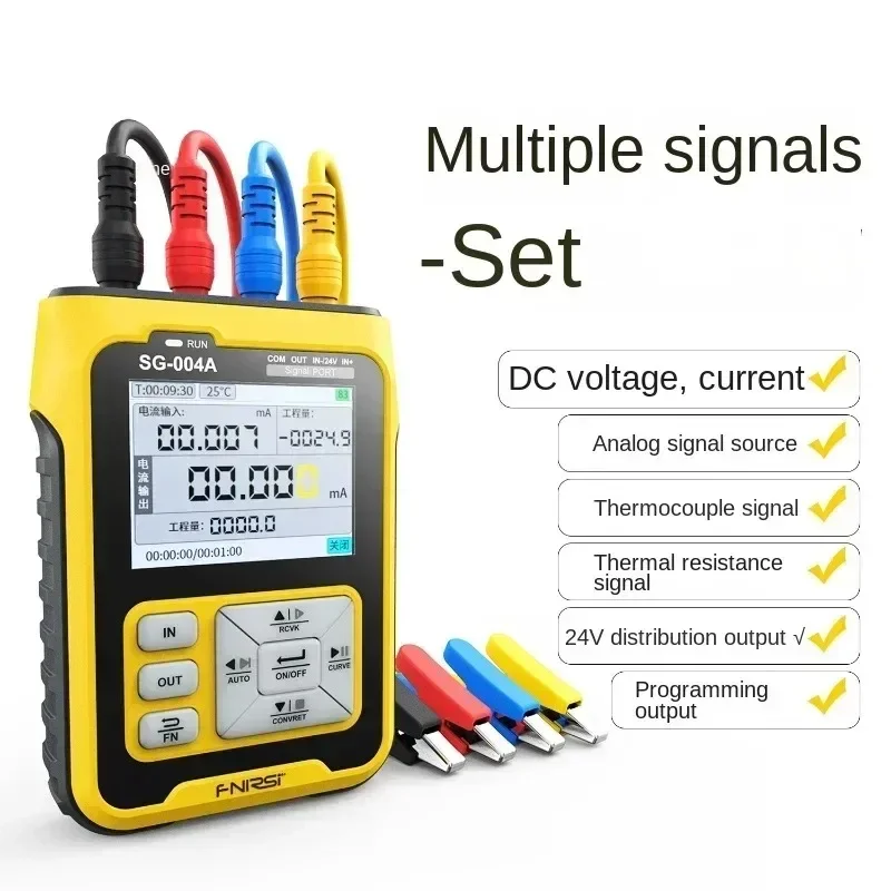 

SG-004A Multi-Function Signal Generator 4-20mA Analog Current Voltage Thermocouple Resistance Process Calibrator