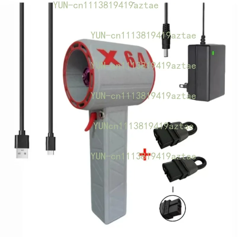 X64 Electric Dust Blower Brushless Motor 11 Blade 64mm Turbofan Stepless Adjustable Rechargeable 16.8V